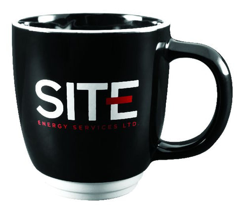 Victorian 14oz black mug