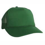 5 Panel Poly Foam Mesh Trucker Cap w/Flat Bill