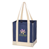 000440 Non-woven Two-tone Shopper Tote Bag