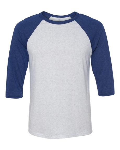 Bella+Canvas Unisex Three-Quarter Sleeve Baseball Tee