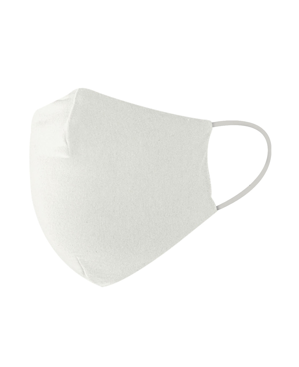 Adult Size Fashion Face Mask, 100% Cotton, 2 layer, white - Blank