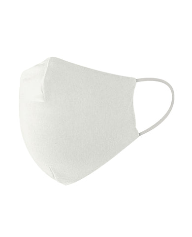 Adult Size Fashion Face Mask, 100% Cotton, 2 layer, white - Blank