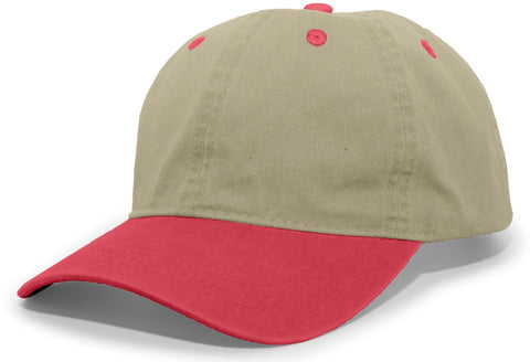 Pigment Dyed Hook-And-Loop Adjustable Cap