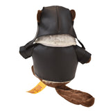 6" Mini Me Bizzie Beaver w/Pilot's Outfit