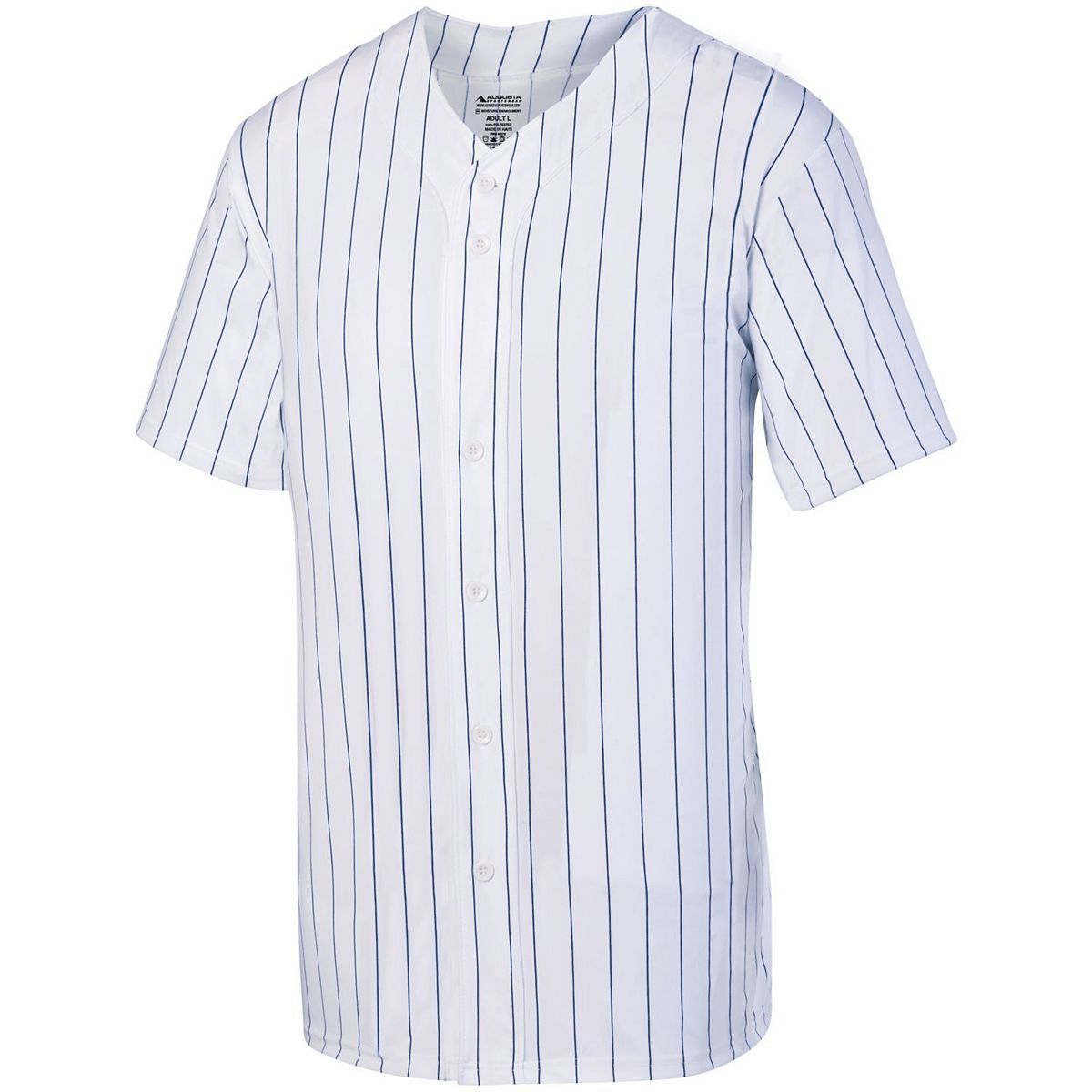 Pinstripe Full-Button Jersey