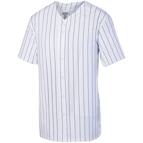 Pinstripe Full-Button Jersey