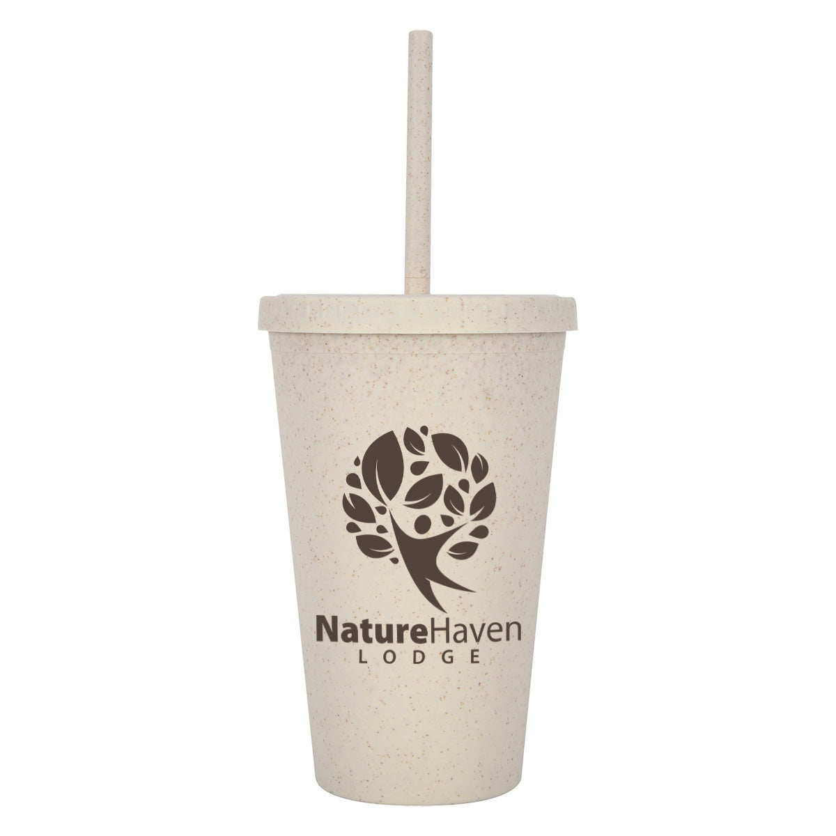 16 Oz. Newport Wheat Travel Tumbler