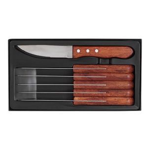 000982 Rosewood Steak Knife Set of 6 (3-5 Days)