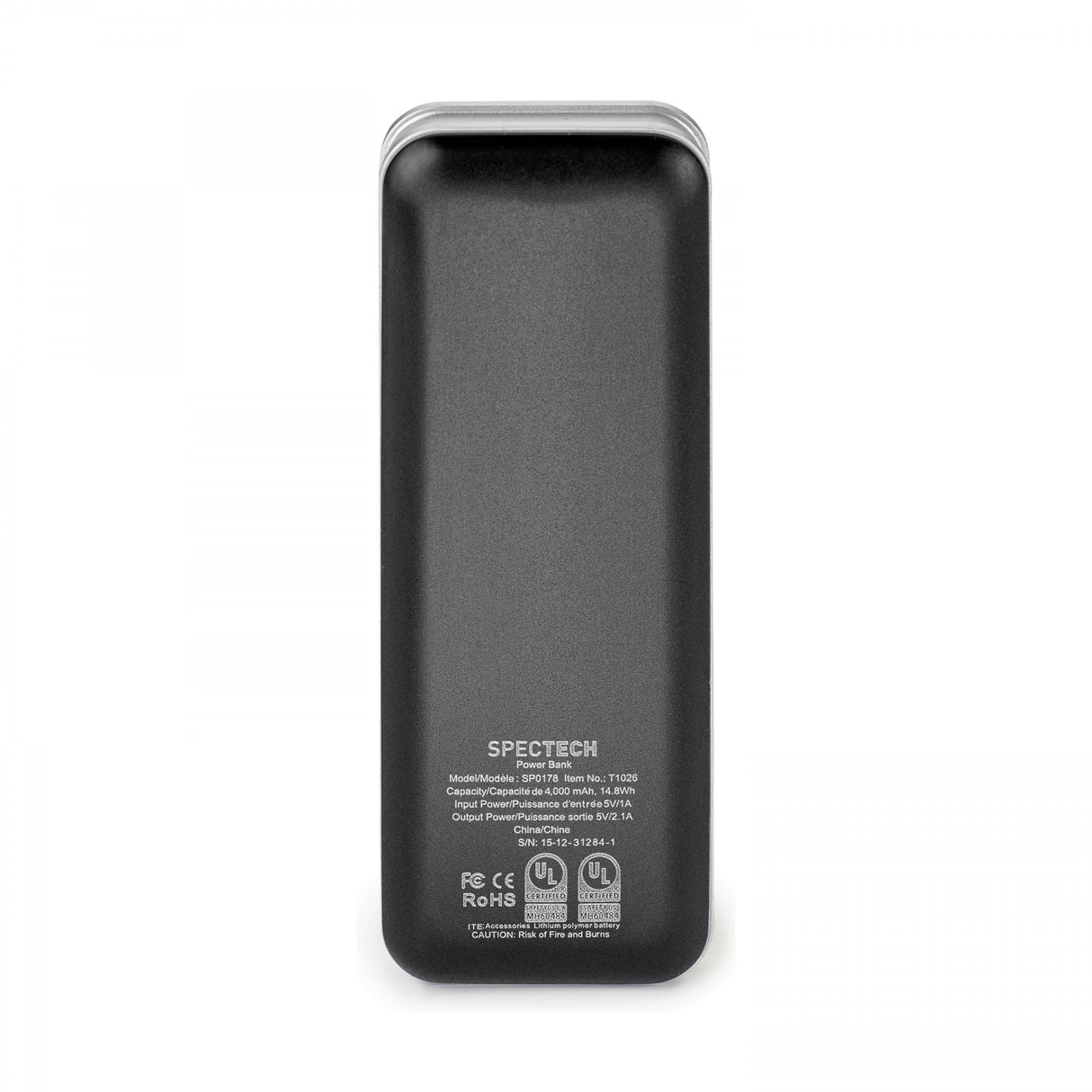 MISSION 4,000 mAh UL CERTIFIED POWER BANK