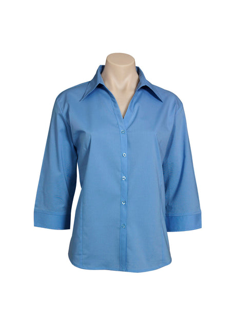 Metro Cotton-Rich Ladies' 3/4 Sleeve Stretch Shirt