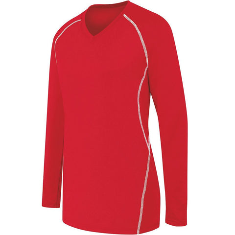 Ladies' Long Sleeve Solid Jersey
