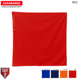 Discounted Square Bandana, 22x22, Blank, Stocked in 4 colors (#1 seller)