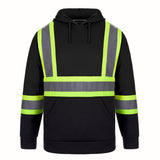 Long Haul Men's Hi-Vis Polyester Pullover Hoodie