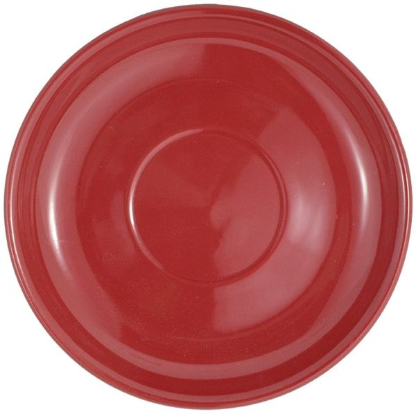 Vetro saucer 6-1/8 red vitrified