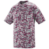 Youth Digi Camo Wicking Two-Button Jersey