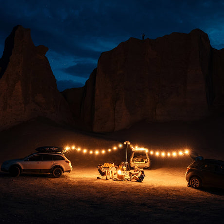 Luci Solar String Lights + Detachable Power Hub