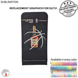 Replacement Full Color Graphics Double Sided for 3'W x 78"H EuroFit Straight Wall, NO SETUP CHARGE