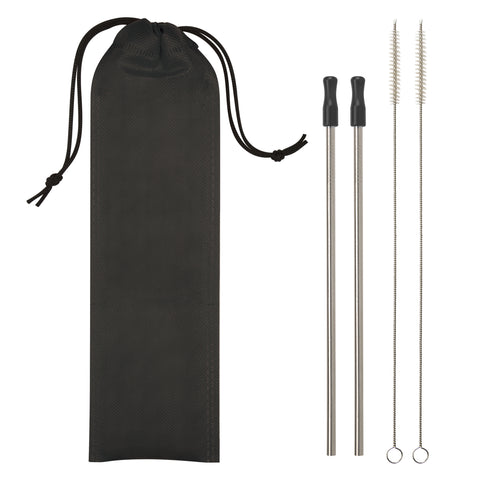 2-pack Stainless Steel Straw Kit