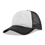 Bio-Washed Cotton Twill Front Cap w/Soft Mesh Sides & Back