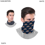 Team Neck Gaiter, Sublimated Multifunction Tubular Gaiter, Moisture wicking Fabric, 4way stretch