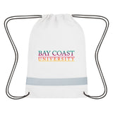 Lil' Bit Reflective Non-woven Drawstring Bag