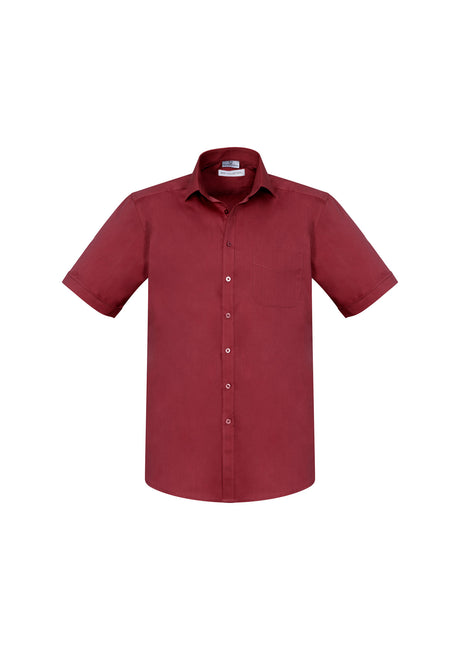 Men's Monaco Short Sleeve French Style Cotton Stretch Shirt