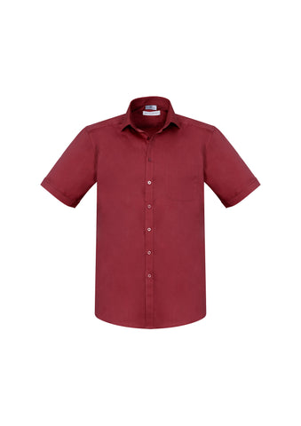 Men's Monaco Short Sleeve French Style Cotton Stretch Shirt