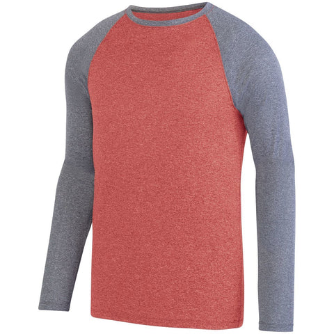 Kinergy Two Color Long Sleeve Raglan Tee