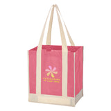 000440 Non-woven Two-tone Shopper Tote Bag
