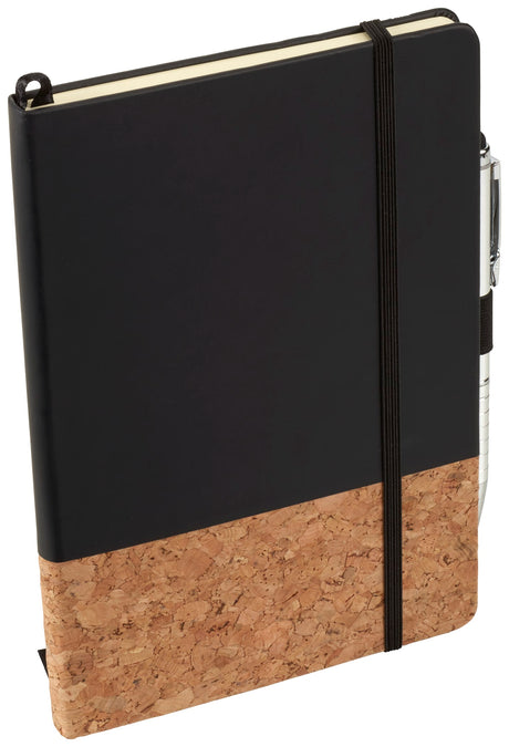 5.5" x 8.5" FSC Lucca Cork Hard Bound JournalBook