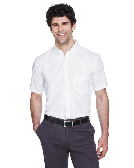 CORE 365 Men's Optimum Short-Sleeve Twill Shirt