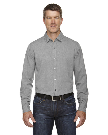NORTH END SPORT BLUE Men's Mélange Performance Shirt
