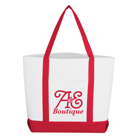 Pocket Shopper Tote Bag