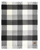 Plaid Wool Blanket, 50x60, with Lasered logo patch, NO SETUP CHARGE