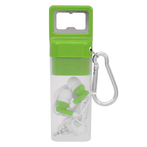 Ensemble Earbuds Set With Bottle Opener