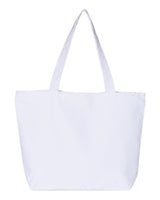 000508 Q-Tees™ 25L Zippered Tote Bag