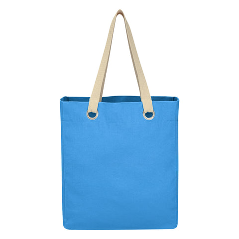 Vibrant Cotton Canvas Tote Bag