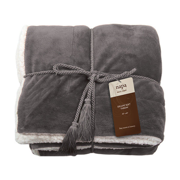 Deluxe Lambswool Throw Blanket