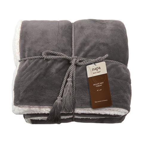 Deluxe Lambswool Throw Blanket