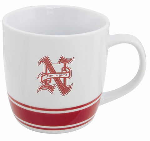 UN 13oz 2tone white/red mug