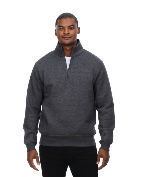 THREADFAST Unisex Ultimate Fleece Quarter-Zip Sweatshirt