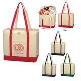 Large Cotton Canvas Cooler Bag