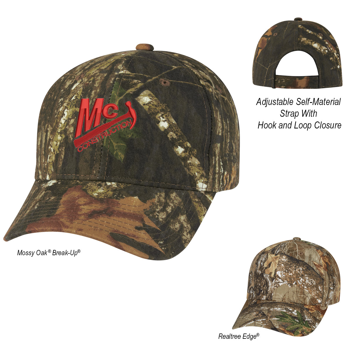 Realtree¬Æ And Mossy Oak¬Æ Hunter's Retreat Camouflage Cap
