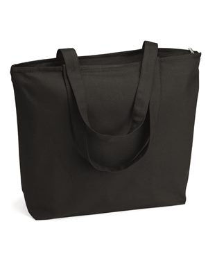 000508 Q-Tees™ 25L Zippered Tote Bag
