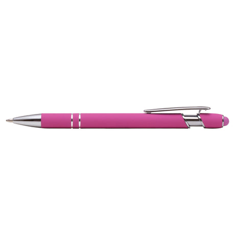 Ellipse Softy Brights w/Stylus - Laser Engraved - Metal Pen
