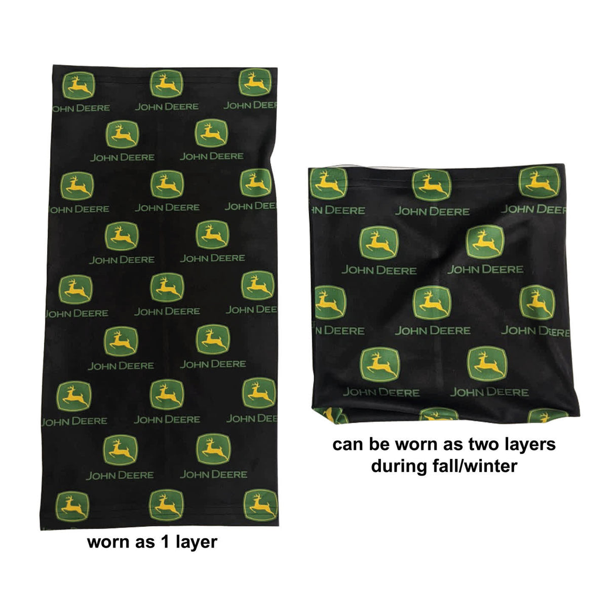 Sublimated Multifunction Tubular Winter Neck Gaiter which can be worn as 2-layers (2ply)