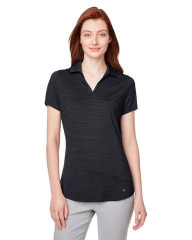 PUMA GOLF Ladies' Cloudspun Free V-Neck Polo