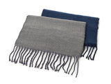 Herringbone Lambswool Scarf (Laser Patch)