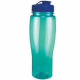 24 Oz. Contour Translucent Bottle w/ Flip Top Lid