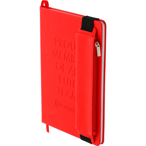 FUNCTION Office Hard Bound Notebook With Pen Pouch